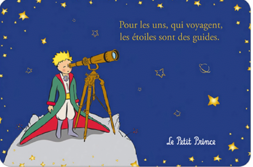 Illustration of Le Petit Prince by Antonione de Saint-Exupéry